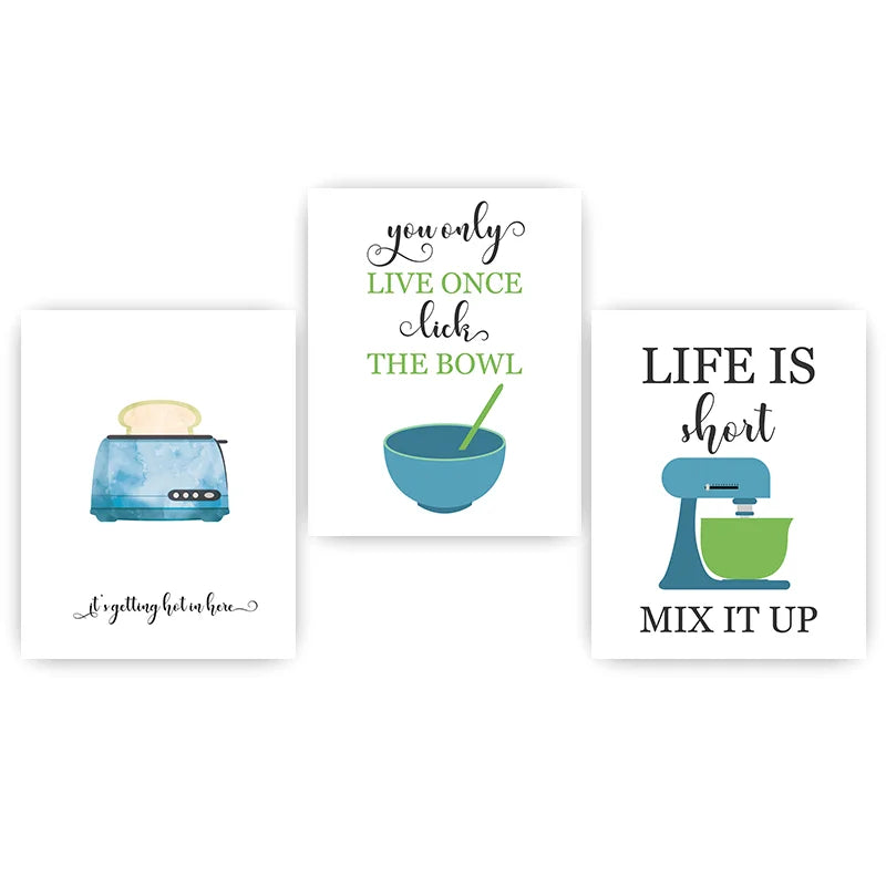 Kitchen Inspirational Quotes Canvas Wall Art | Black & White Canvas Wall Art Peaceful Pleasures Health and Wellness 01 40x50cm No Frame China Mainland