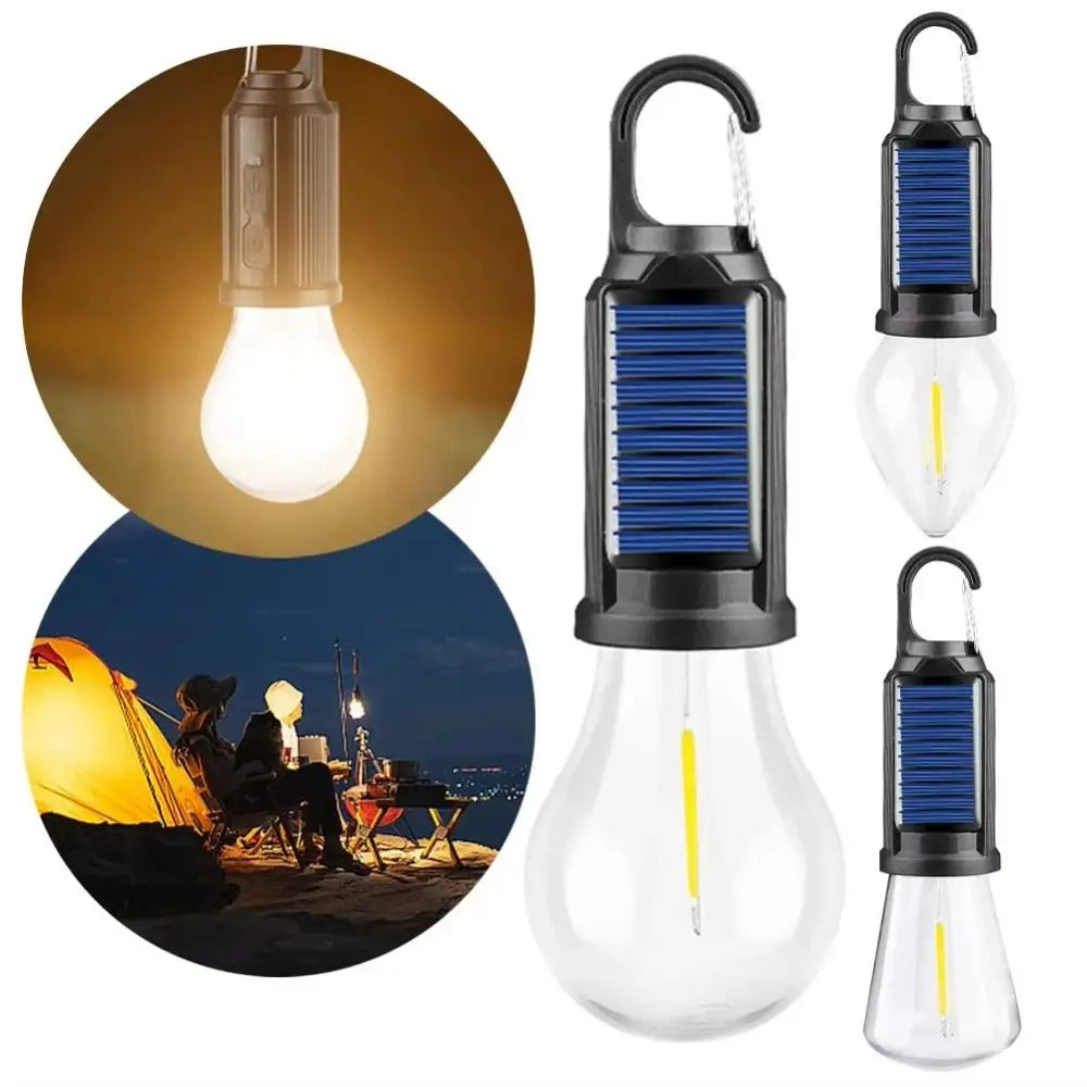 4-Mode Solar LED Camping Lantern | Waterproof Rechargeable