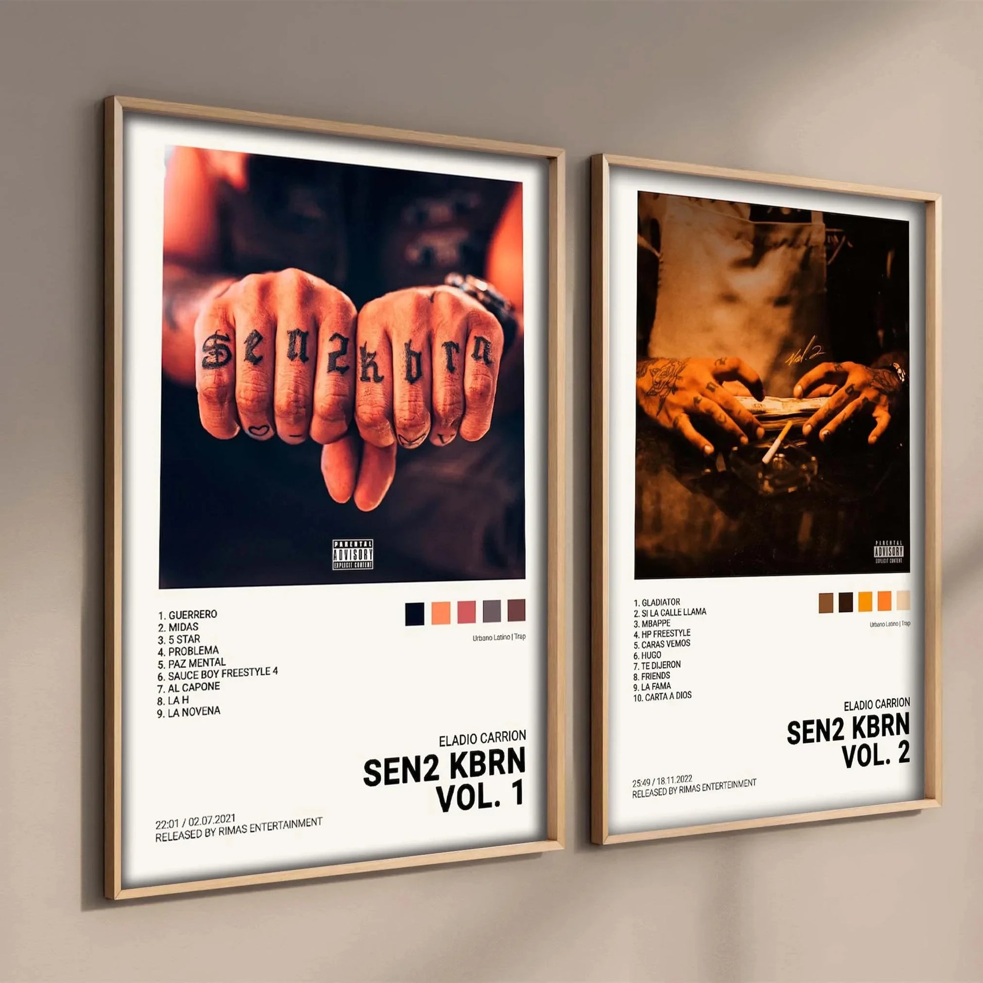 Nordic Pop Rapper Quevedo Poster Aesthetics Mora Feid Eladio Carrion Rauw AlejanDro Music Album Canvas Print Wall Art Home Decor Peaceful Pleasures Health and Wellness