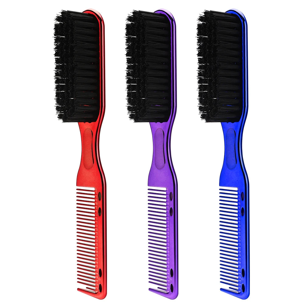 Salon Barber Beard Comb Two-sided Men's Shaving Brush Beard Brushes Salon Hairdressing Hair Styling Tool High-Qualit Peaceful Pleasures Health and Wellness