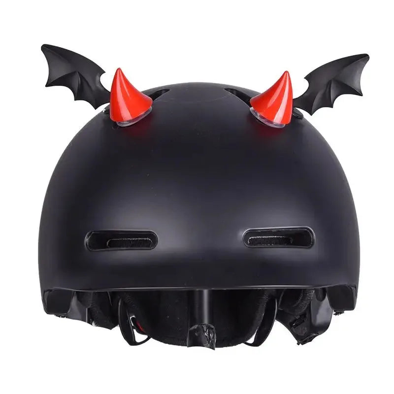 Devil Horn Helmet Suction Cup Decoration – Bull Horns