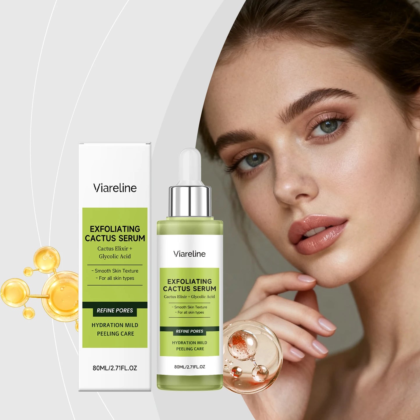 Cactus Essence Exfoliating Brightening Face Serum 80ml