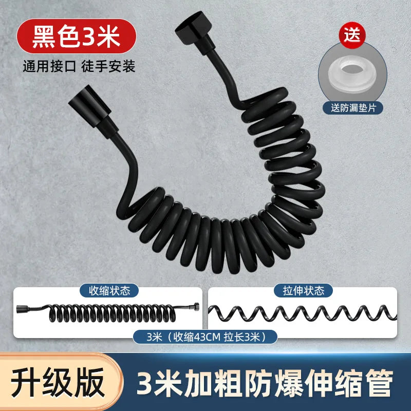 Wall-Mounted Bidet Sprayer | Double Outlet Angle Valve
