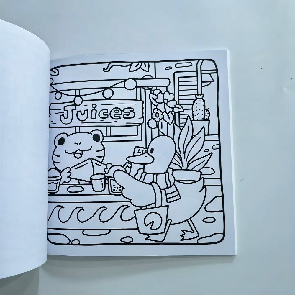 Cozy Times Cute Comfy Patterns Coloring Book Adults Drawing Perfect