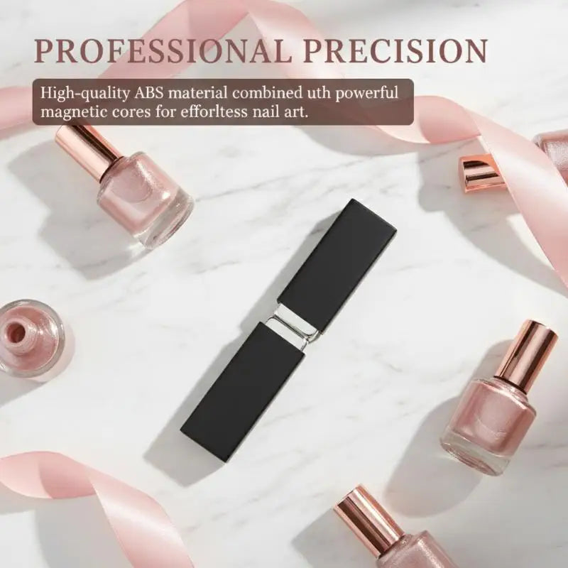 Super Strong Dual-Headed Cat Eye Nail Magnet Nail Art Ribbon Effect With Protective Cover For French UV Gel Polish Pen 3D Peaceful Pleasures Health and Wellness