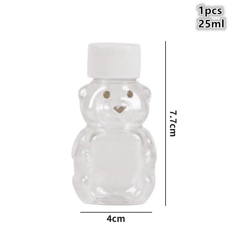 Mini Bear Squeeze Sauce Bottles | Portable Condiment Containers