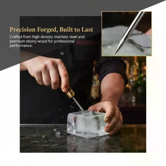 Stainless Steel Ice Pick | Portable Bar & Cocktail Tool Bar Ice Pick Peaceful Pleasures Health and Wellness