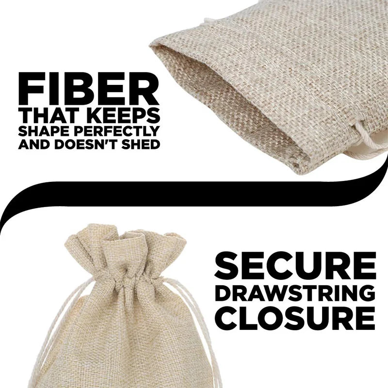 A36T-5.9 Inch X 8 Inch Natural Linen Burlap Bags With Jute Drawstring For Gift Bags Wedding Party Favors Jewelry Pouch, Snack Sa Peaceful Pleasures Health and Wellness beige 25