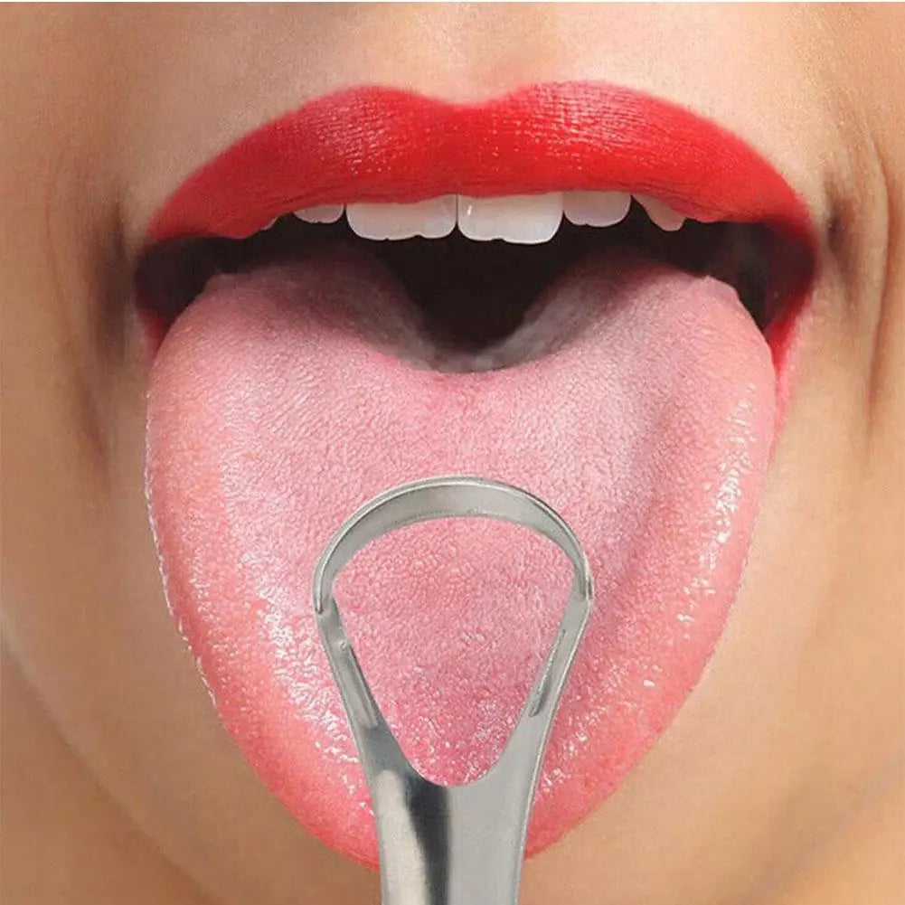 Stainless Steel Tongue Scraper | Fresh Breath Tongue Cleaner