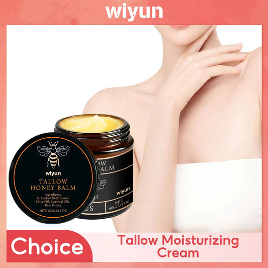 WIYUN Tallow Honey Cream – Face & Body Hydrating Moisturizer Body Moisturizer Cream Oasis Select