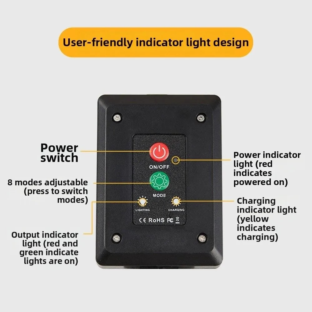 Butterfly Solar Garden Lights – 6/9 Head, 8 Modes, Waterproof