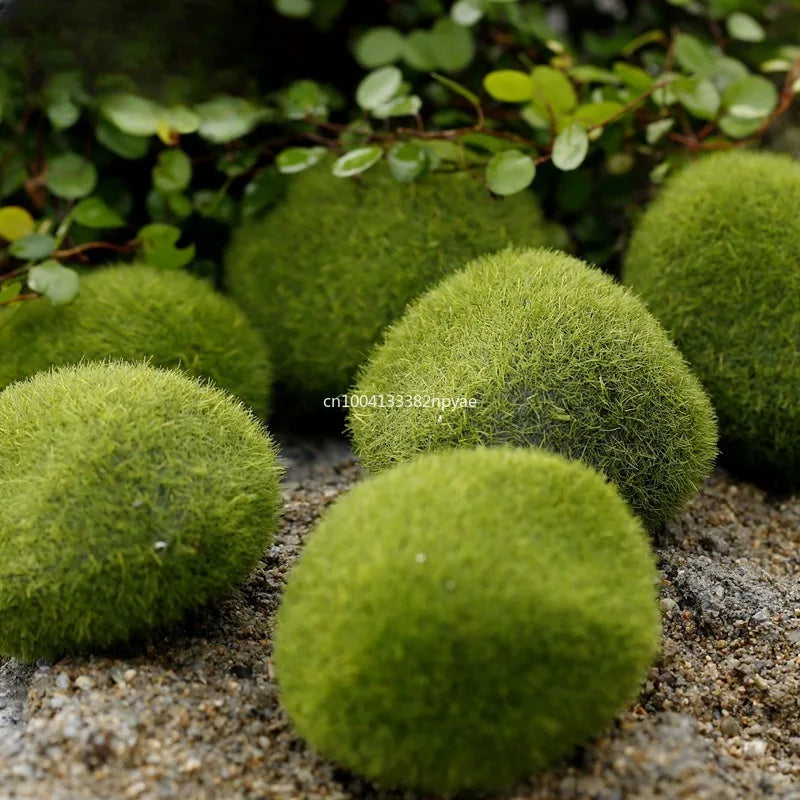 Artificial Moss Ball Fake Stone Simulation Plant Decor
