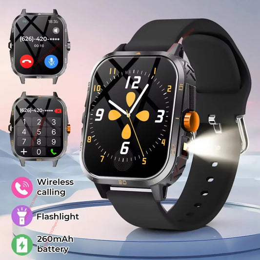 2026 New Smartwatch Bluetooth Wireless Call Alarm Multi-Sports Hiking Remote Camera Music Weather Games for Gifts Man Woman Ht30 Peaceful Pleasures Health and Wellness