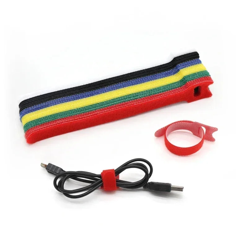 Fasten Cable Clearance Attache Plastic Flanges Nylon Strap Color Markers Protector Selected Wire Organizer and Cables Releasable Peaceful Pleasures Health and Wellness