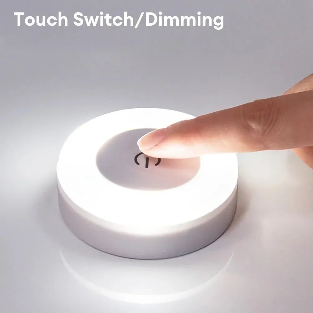 USB Rechargeable LED Touch Night Light | Magnetic Wall Lamp