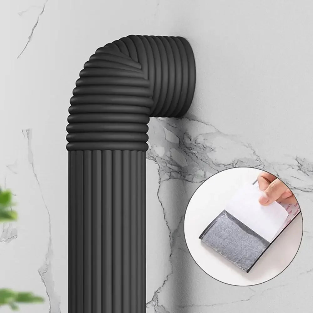 Self-Adhesive Pipe Wrap Concealer – Indoor Pipe Cover 1–4 Rolls