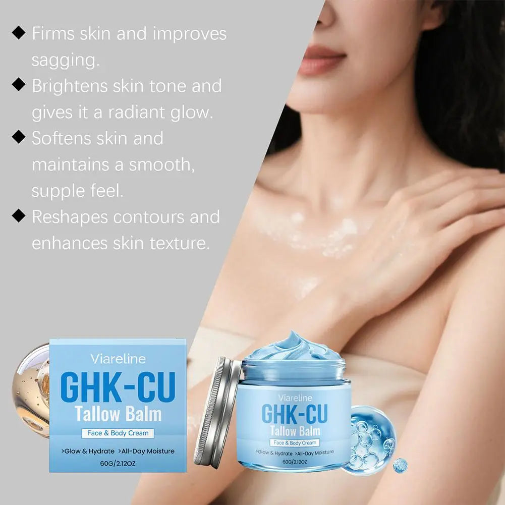 GHK-Cu Copper Peptide Tallow Balm – Face, Hands & Body Cream