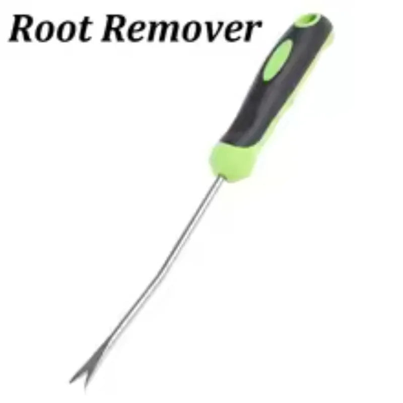 2-Piece Stainless Steel Hand Weeder Set | L-Shaped Crack Weeder