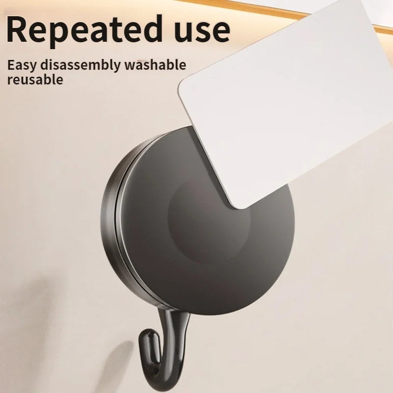 No-Drill Suction Cup Hooks – Kitchen & Bathroom Wall Hooks
