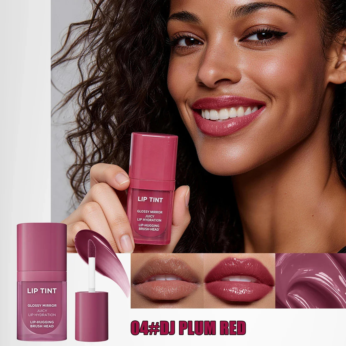 Hello Kiss 6-Color Matte Velvet Lip Gloss – Waterproof & Hydrating