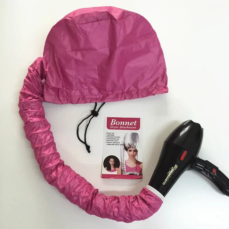 Portable Hair Bonnet Dryer Cap Gorro Secador Touca Difusora Steamer Quick Dry Baked Oil Care Diffuser Drying Hairdressing Tools Peaceful Pleasures Health and Wellness Pink