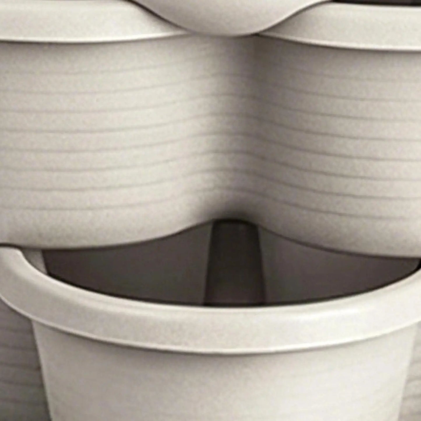 Stackable Vertical Garden Planter Tower – 5-Tier Flower Pot Set