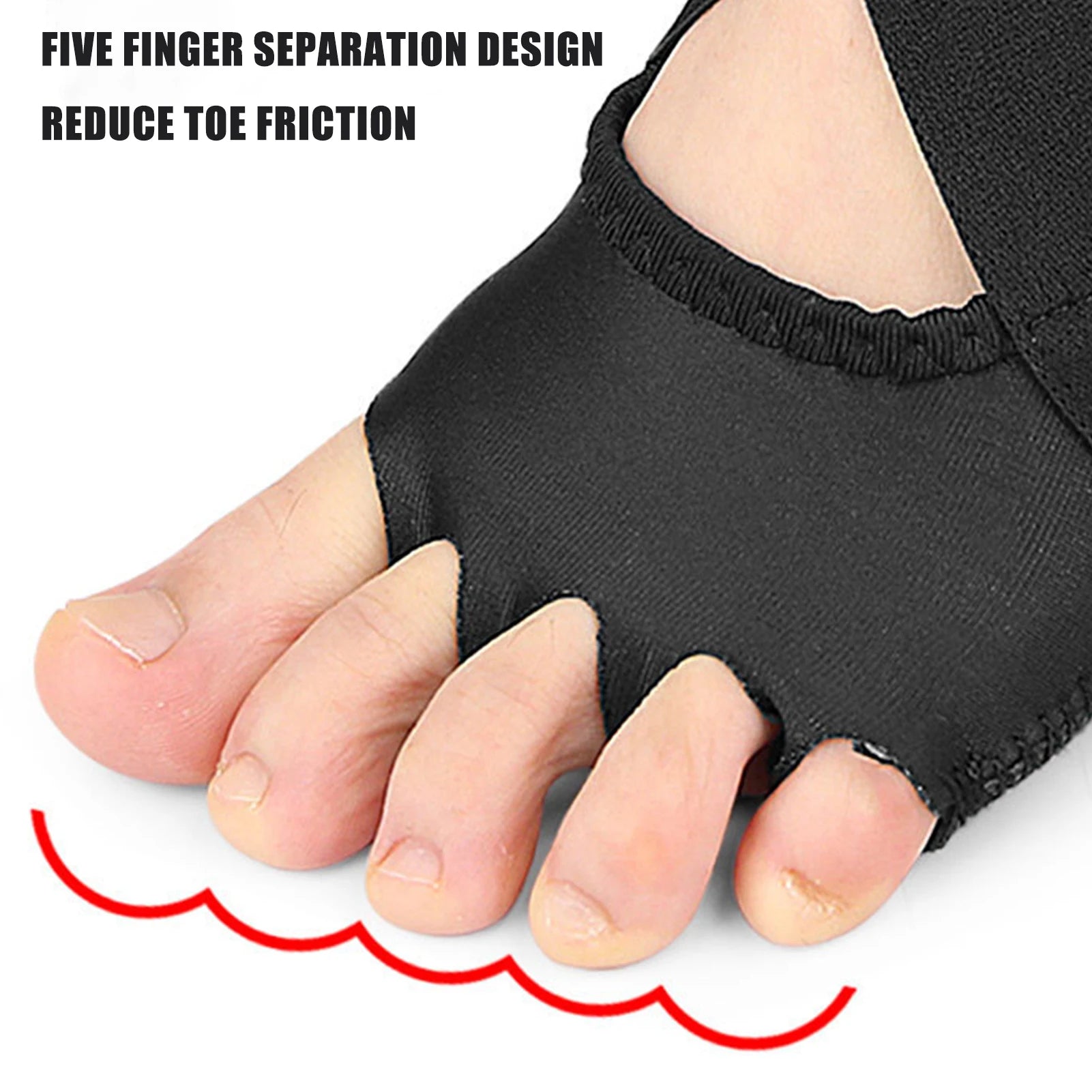 Women's Yoga Socks with Toes Non Slip Yoga Socks with Grips for Yoga Pilates Ballet Barre Barefoot Peaceful Pleasures Health and Wellness