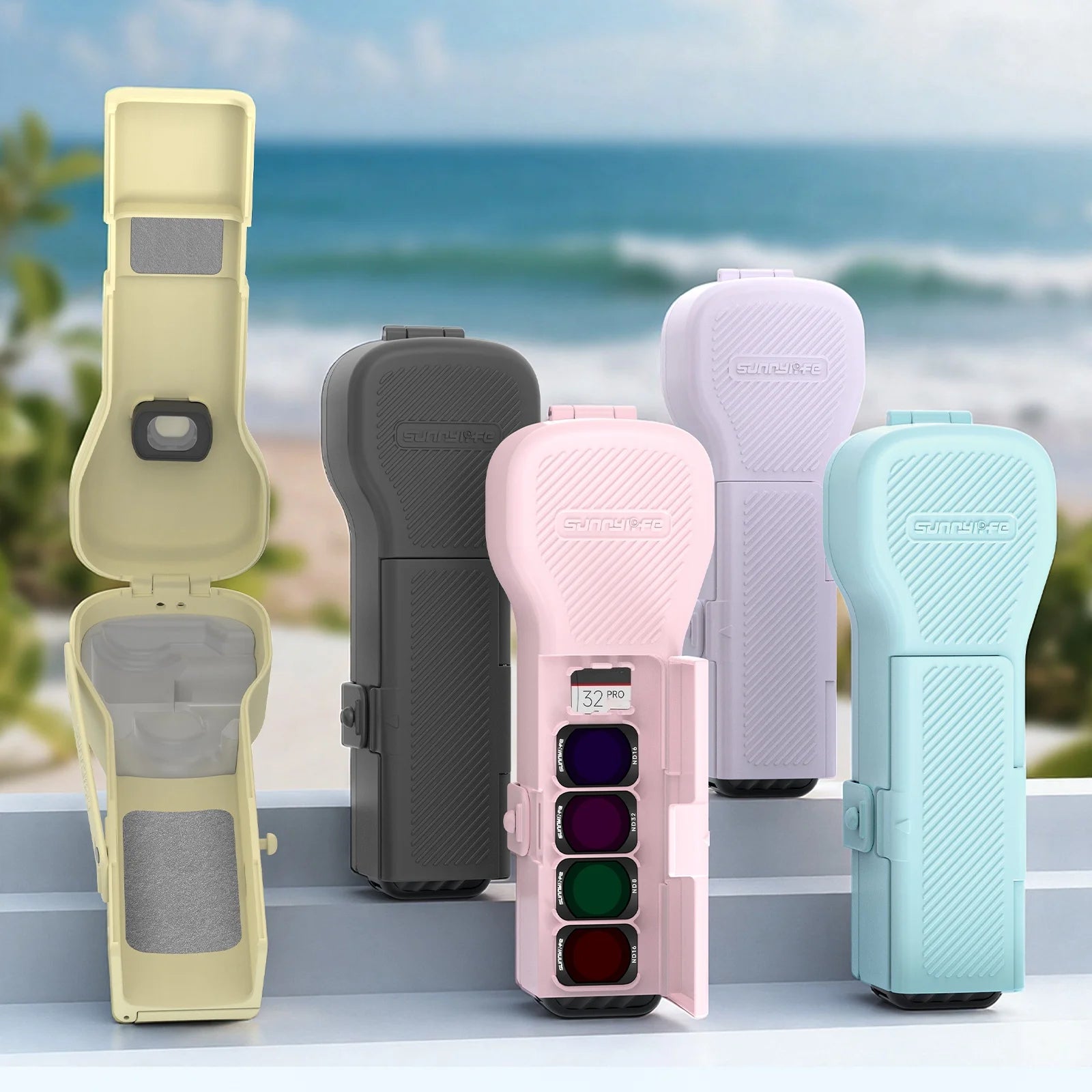 Protective Case And Filter Case For DJI Osmo Pocket 4/3 Flip-Top Magnetic Filter Storage Case With Adjustable Wrist Strap Peaceful Pleasures Health and Wellness