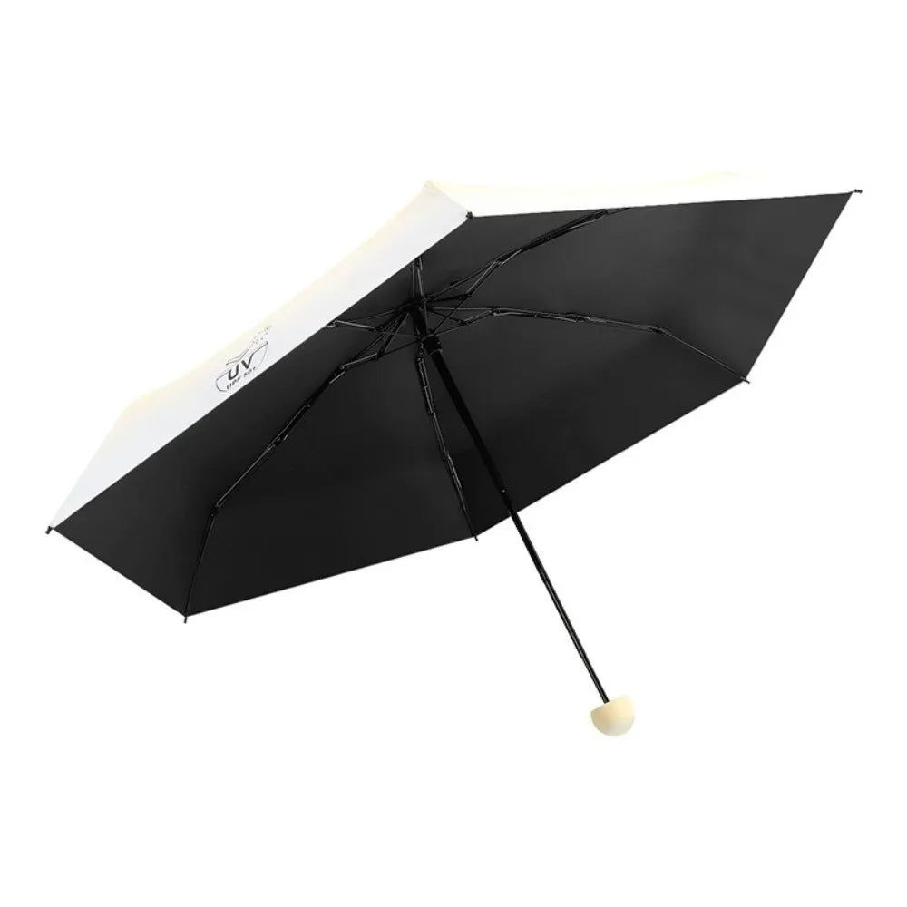 Gradient Color Pocket Rain Umbrella Ultralight Folding Pocket Parasol Wind Resistant Ultraviolet Protection Sun Umbrella Summer Peaceful Pleasures Health and Wellness