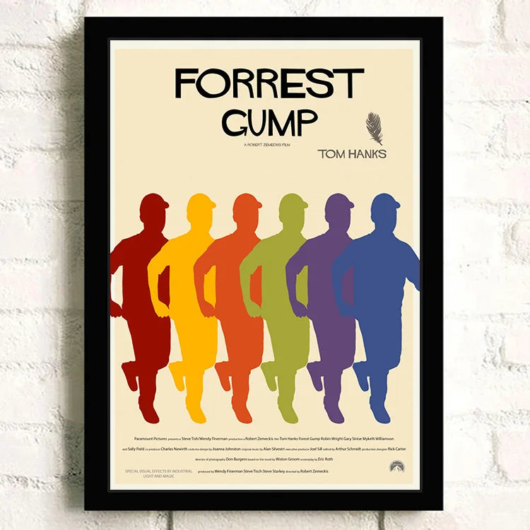 Forrest Gump Classic Movie Canvas Wall Art Poster | Home Decor