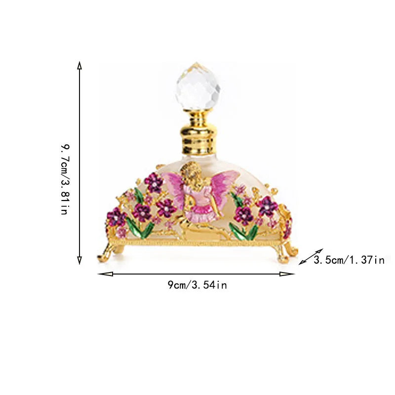 Creative and fashionable 20ML flower fairy angel essential oil perfume empty sub bottle Peaceful Pleasures Health and Wellness