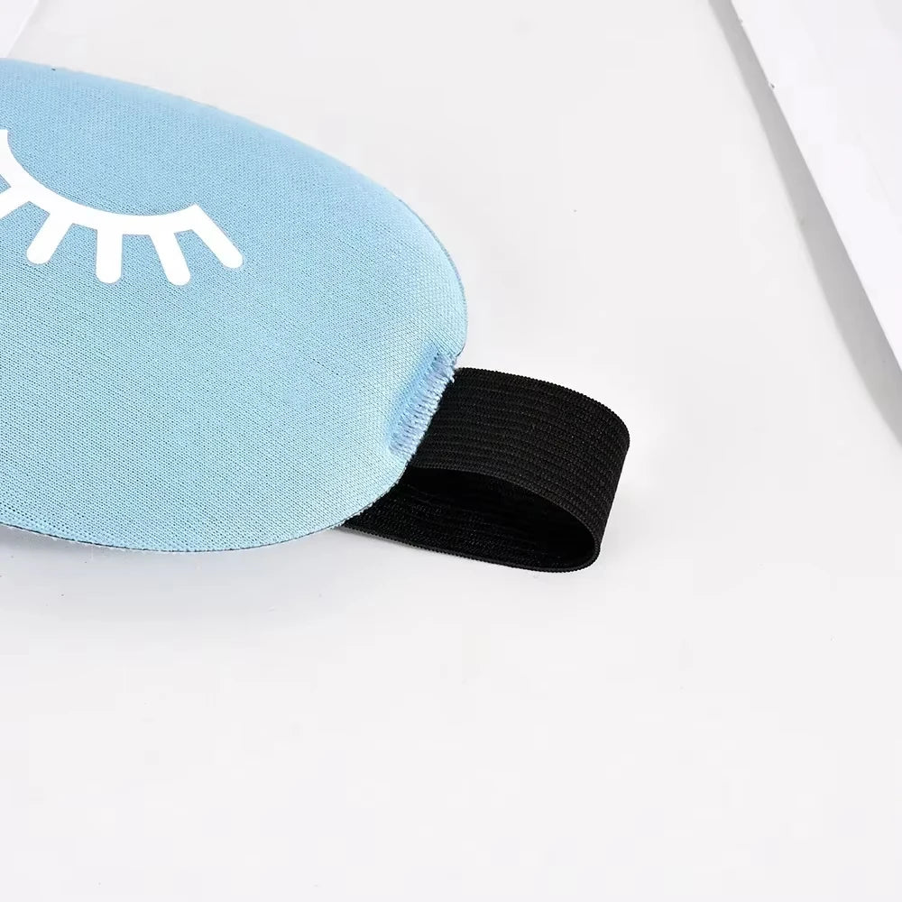 3D Sleep Mask with Eyelashes – Blackout Eye Mask for Travel