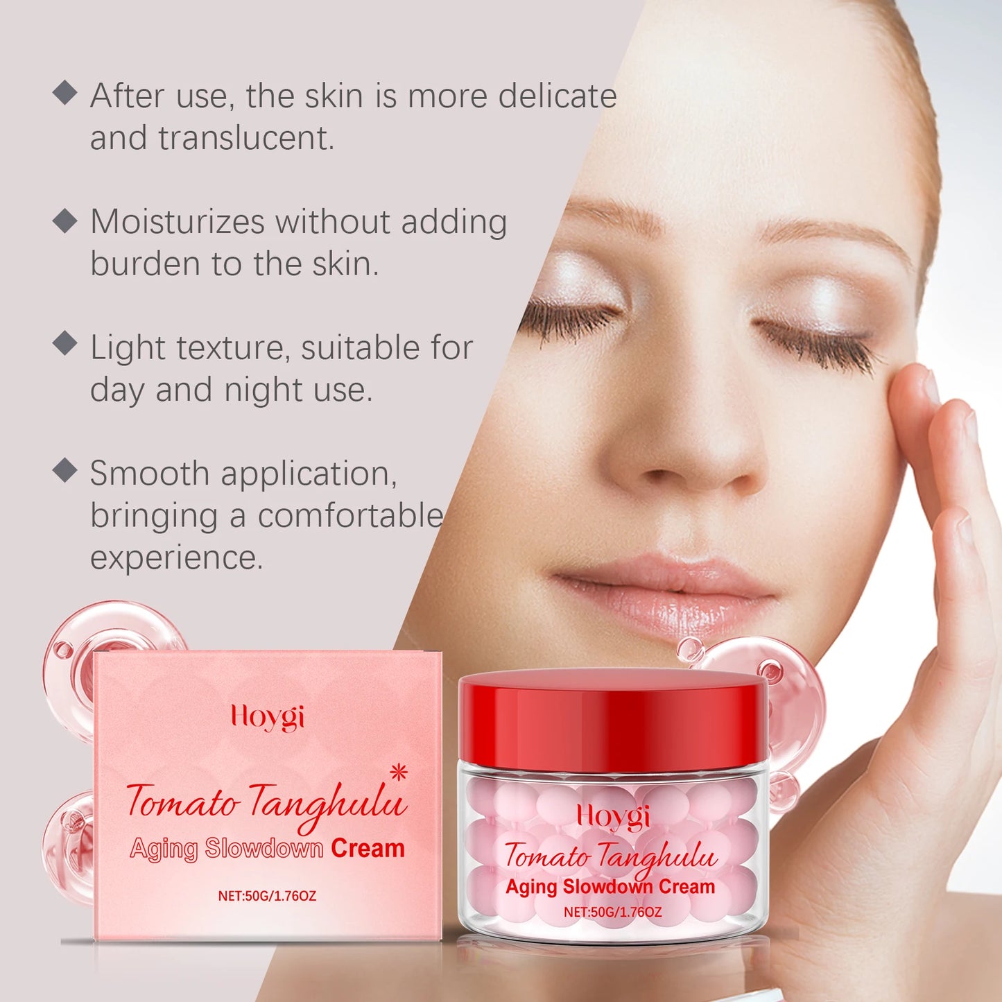 Hoygi Tomato Capsule Anti-Aging Brightening Face Cream 50g
