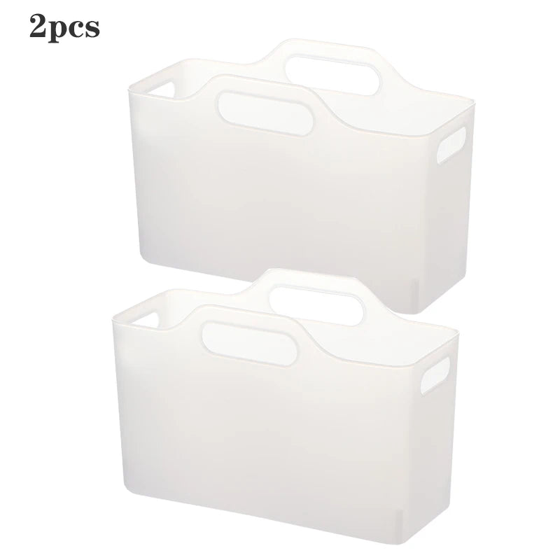 Under Sink Organizer Baskets – 2 or 3 Pack Multi-Purpose Plastic Cabinet Storage for Kitchen & Bathroom