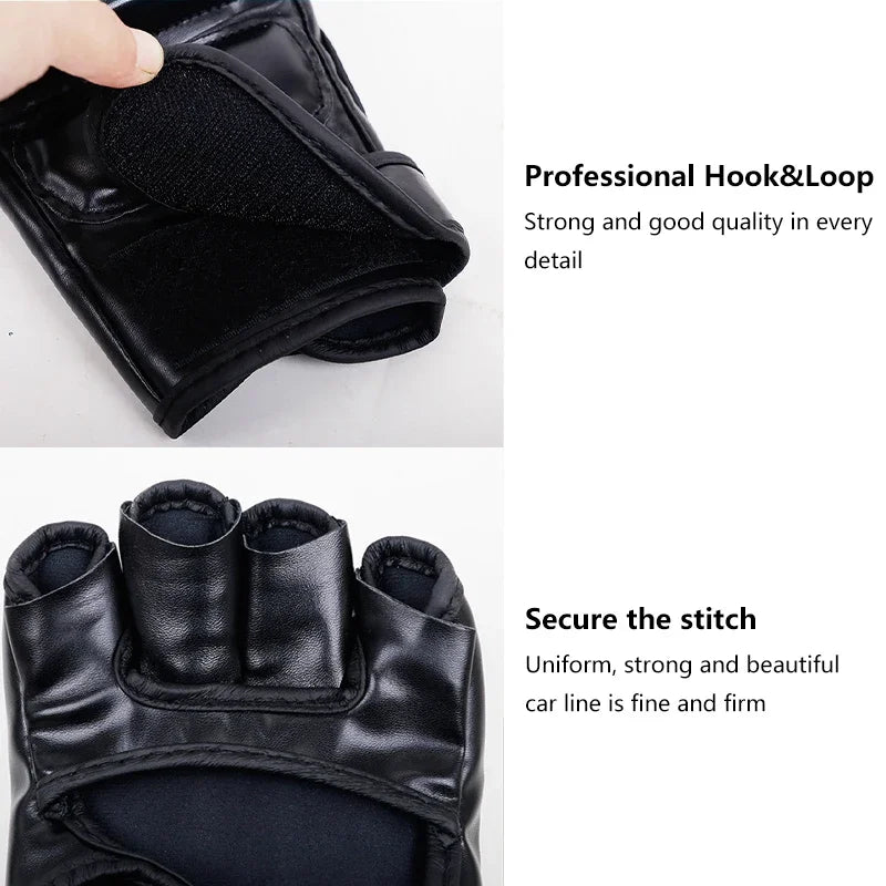 PU Boxing Training Gloves – Unisex Taekwondo Hand Gear Boxing Training Gloves Peaceful Pleasures Health and Wellness