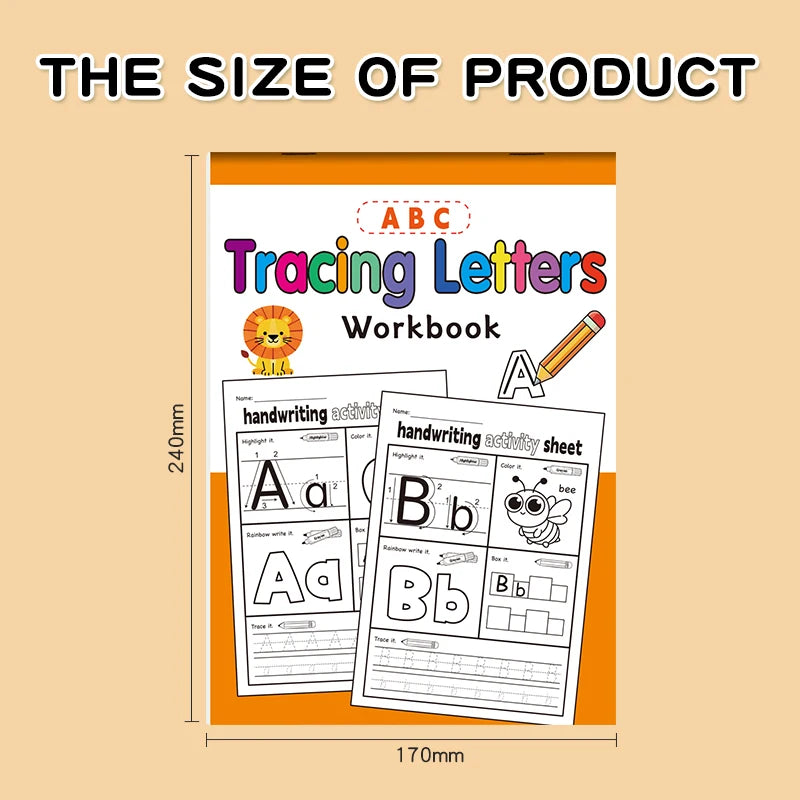 ABC Tracing Letters Workbook Fun Children's English Alphabet Book