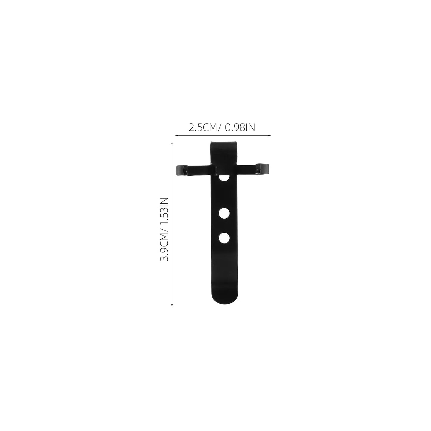 Heavy Duty Flashlight Clip Metal Detachable Adjustable Belt Pocket Hat Holder Outdoor Work Flashlight Storage Holder Peaceful Pleasures Health and Wellness
