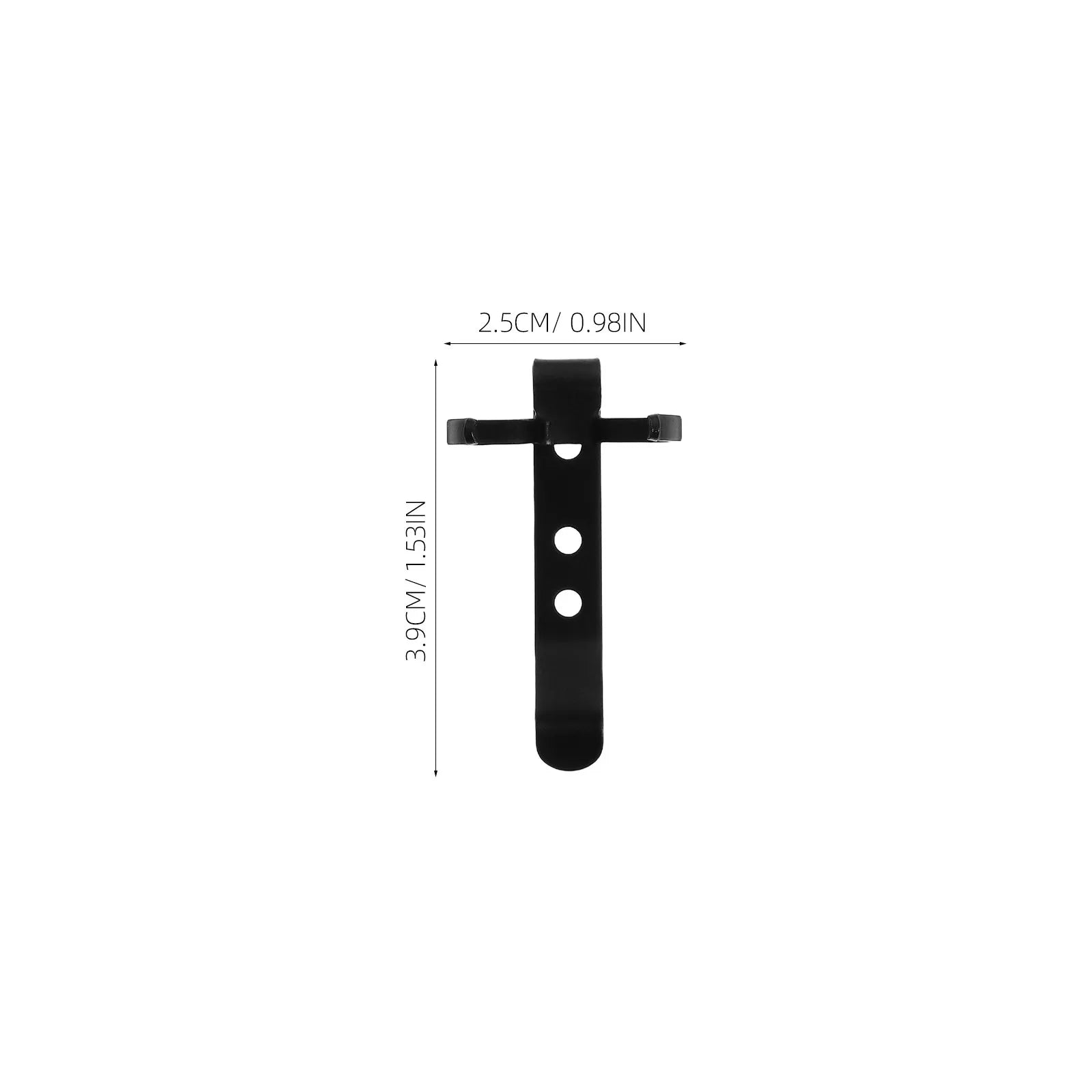 Heavy Duty Flashlight Clip Metal Detachable Adjustable Belt Pocket Hat Holder Outdoor Work Flashlight Storage Holder Peaceful Pleasures Health and Wellness