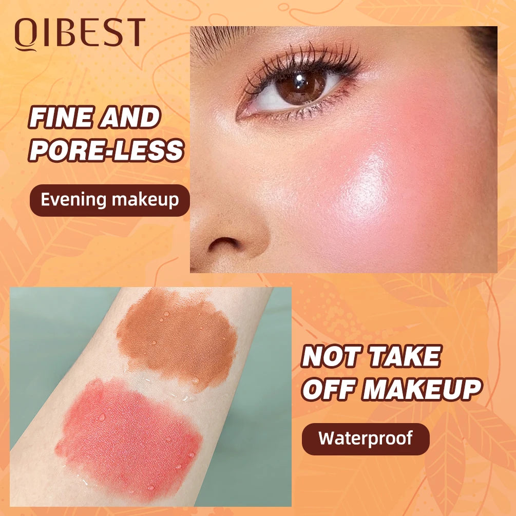 QIBEST 2 In 1 Multiuse Stick Double Headed Bronzer Blush For Cheeks Eyes Lips Long Lasting Matte Glow Makeup Contourining Stick Peaceful Pleasures Health and Wellness