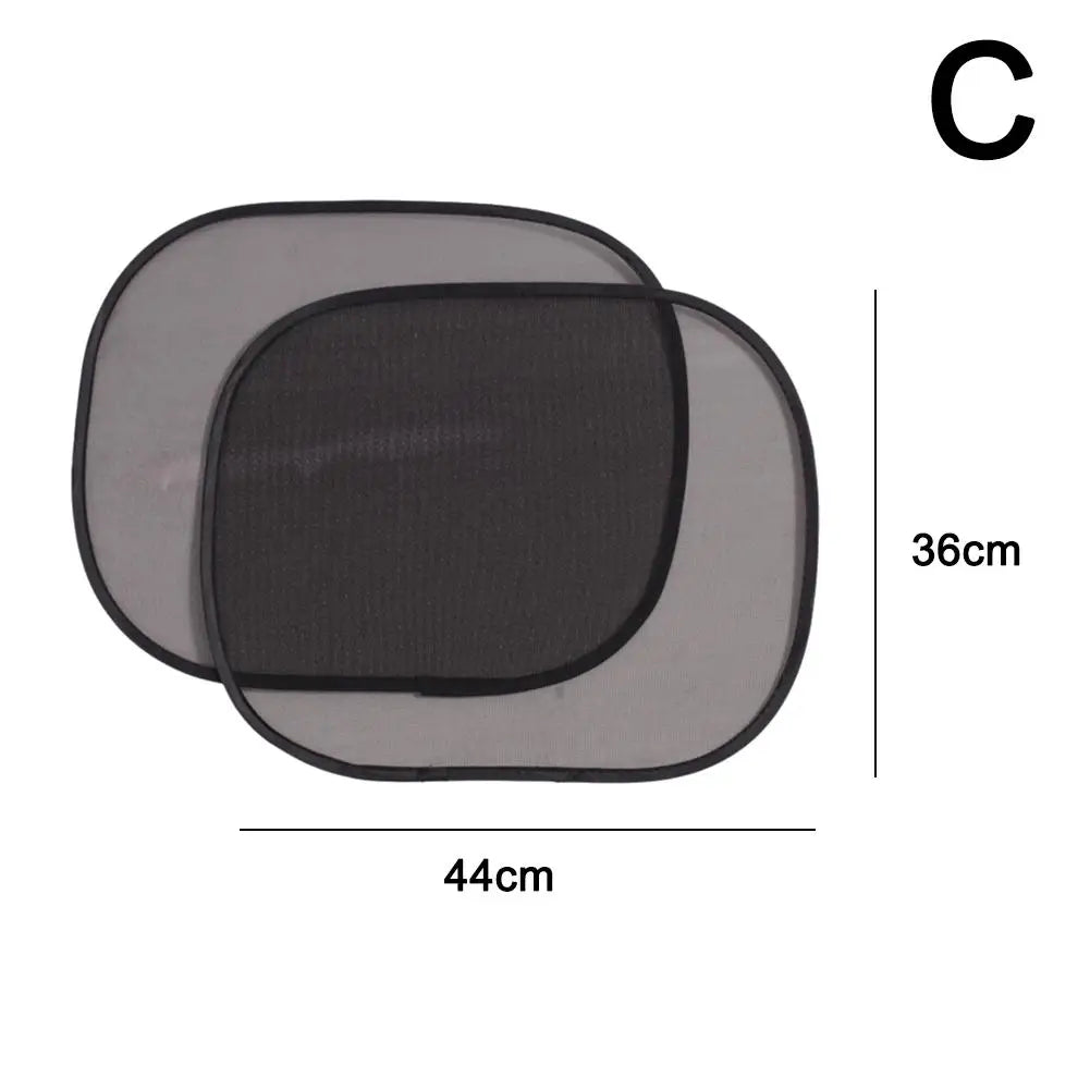 2-Pack Mesh Car Side Window Sun Shades – UV & Heat Blocking