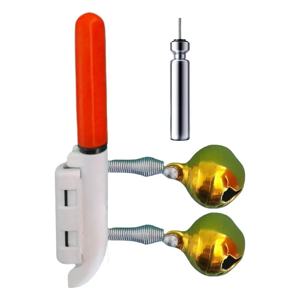 LED USB Rechargeable Night Fishing Rod Tip Light & Bite Alarm