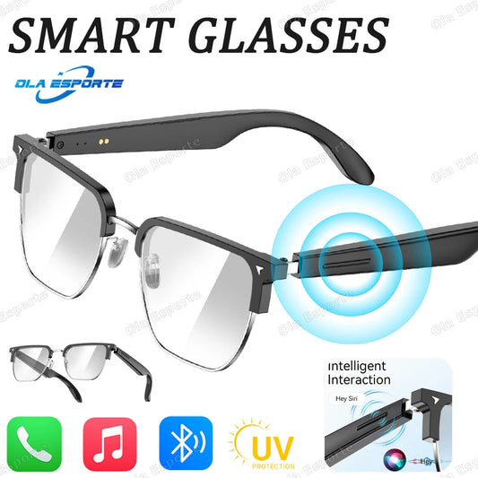 Smart Bluetooth Audio Sunglasses | Air Conduction Headset Bluetooth Audio Sunglasses Peaceful Pleasures Health and Wellness