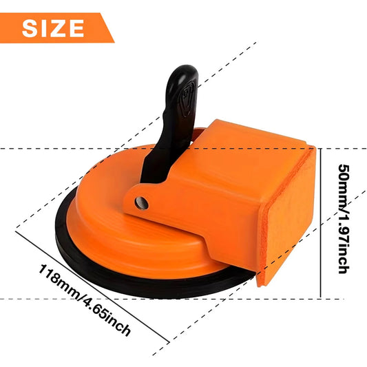 Professional Floor Gap Repair Kit Floor Gap Fixer Tool Heavy Duty Repair Professional Suction Cup with 3 Reusable Patches Orange Peaceful Pleasures Health and Wellness