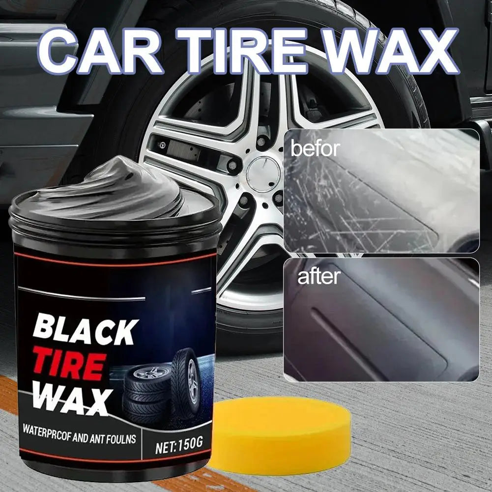 Professional Automotive Tire Gloss Wax, UV Protection And Waterproof Coating, Reducing Black Finish And Preventing Cracking Peaceful Pleasures Health and Wellness