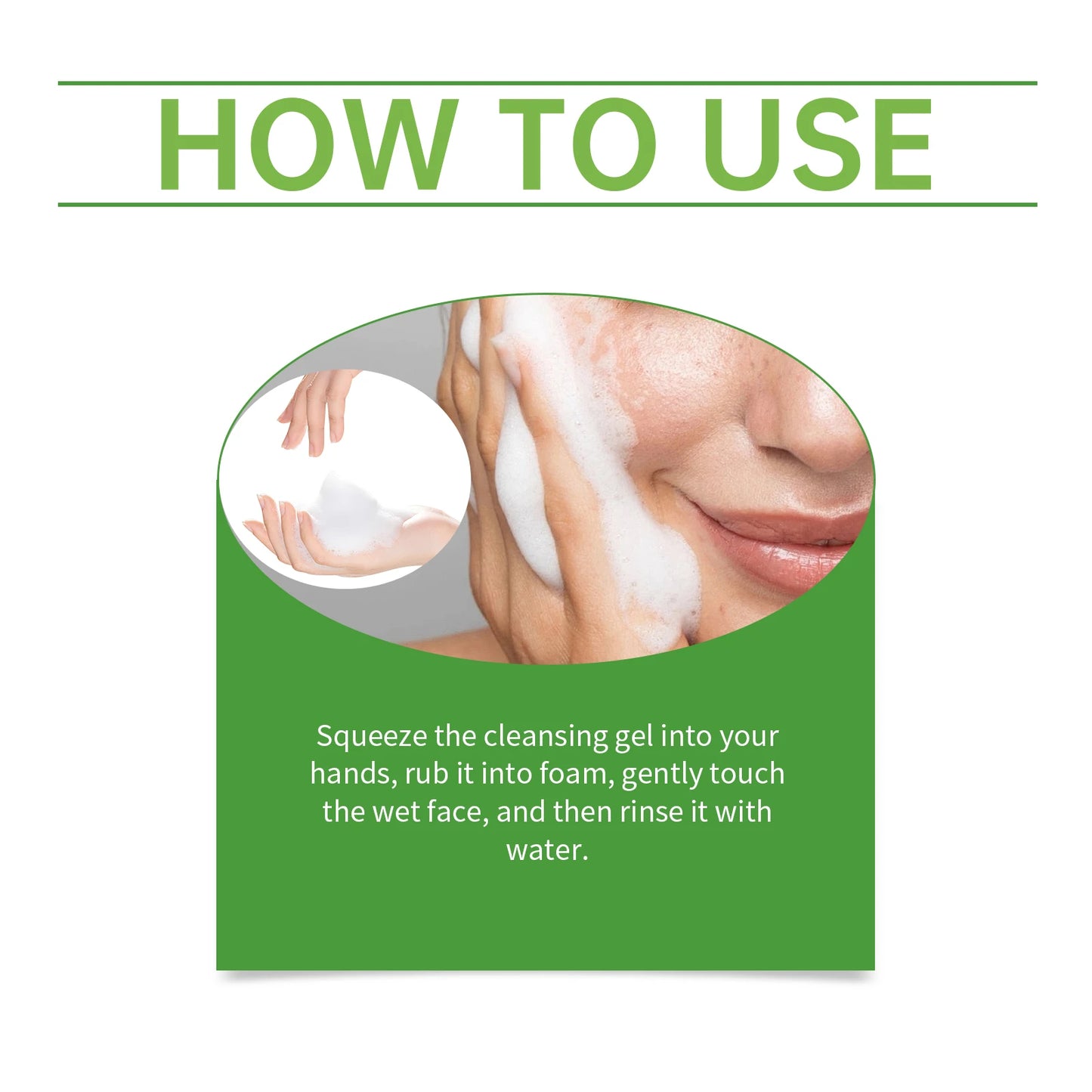 Tea Tree Cleansing Gel Exfoliation Remove Facial Dirt Preventing Blackheads Relieve Skin Sensitivity Moisturizing Face Cleanser Peaceful Pleasures Health and Wellness