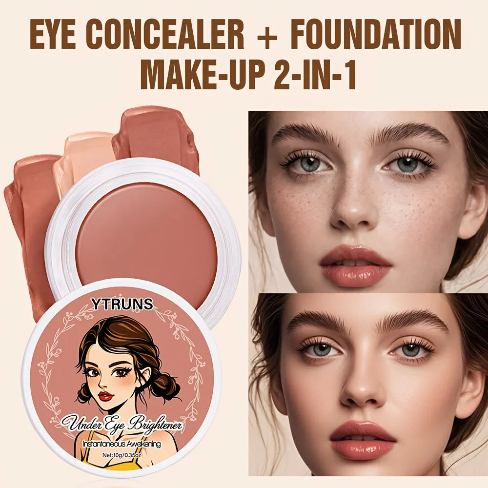 Under Eye Concealer Cream – Lightweight Natural Finish, 3 Shades