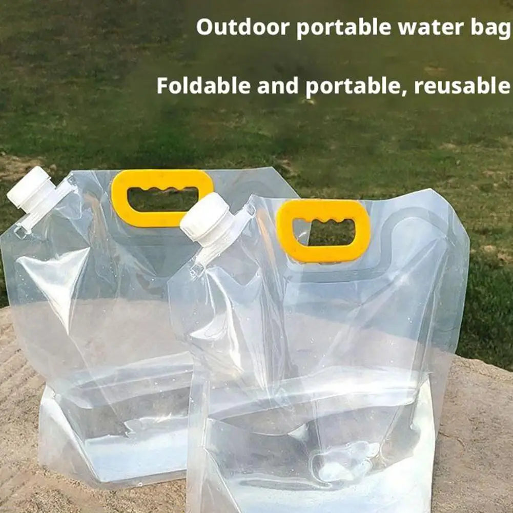 Portable Folding Water Bag 1.5–10L | Camping & Hiking Jug
