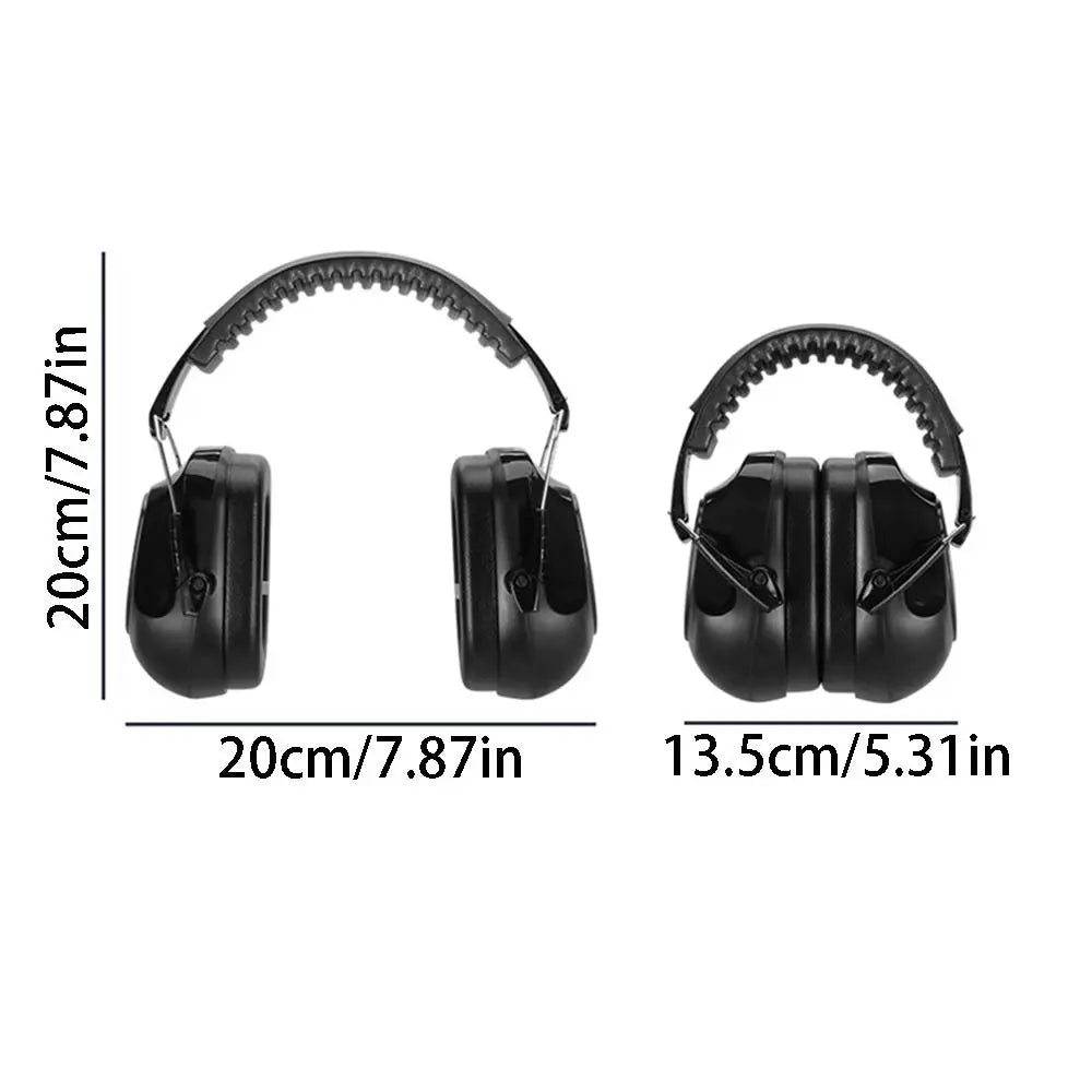 SNR-34dB Adjustable Head Earmuffs Foldable Noise Reduction Ear Defenders Soundproof Effective Ear Protector Peaceful Pleasures Health and Wellness