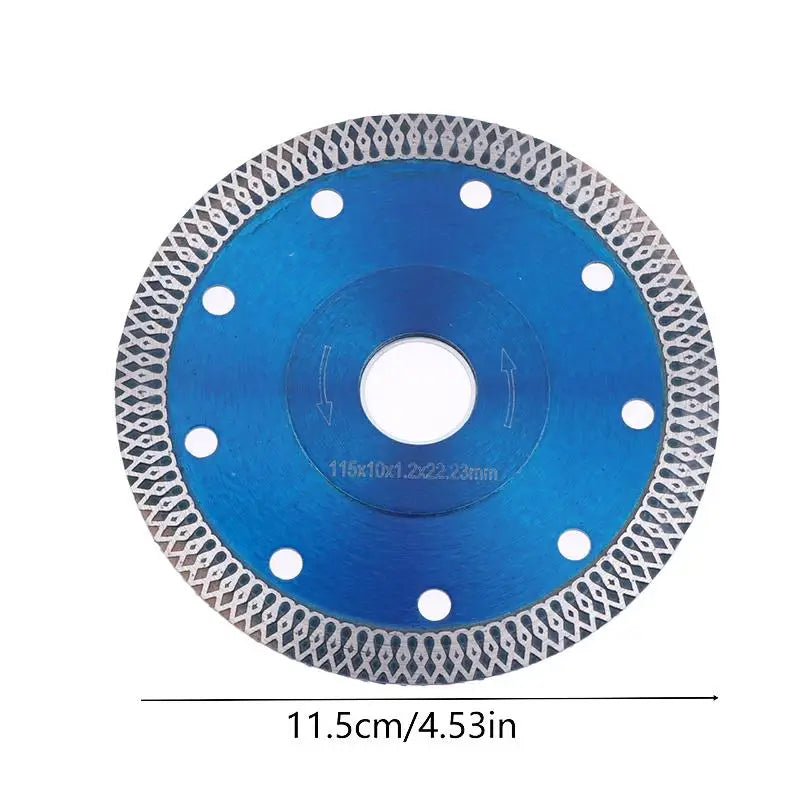 Blue 115/125mm Diamond Saw Blade Power Tools Grinding Saw Cutter Disc For Ceramic Granite Marble Porcelain Tile Cutter Peaceful Pleasures Health and Wellness 115mm