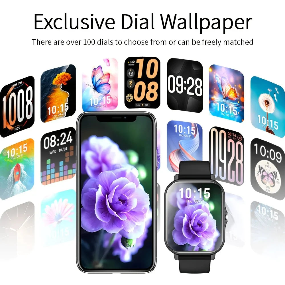 ERUN Smart Watch 1.83" Touch Screen – Calls & Pedometer